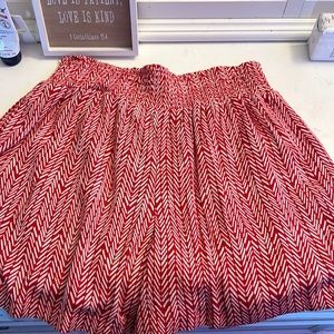 Red and white shorts (Not Worn)